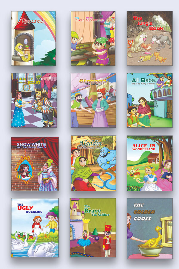12 Bilingual Stories Set For Kids